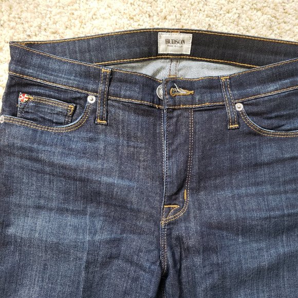 Dark Wash Hudson Jeans - Nico Super Skinny Midrise - Picture 4 of 9